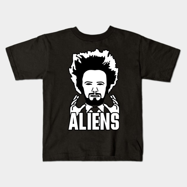 aliens Kids T-Shirt by PedroVale